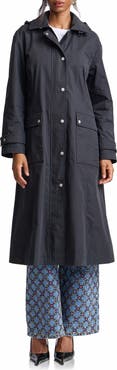 Avec Les Filles Swing Rain Trench Coat