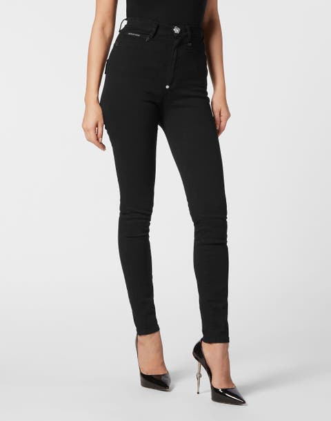Super High Waist Jegging Skull Women