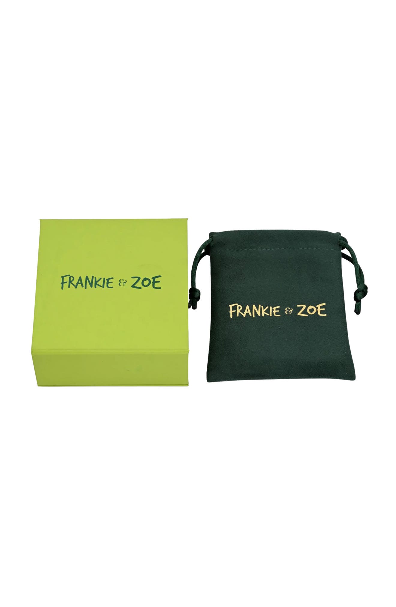 Frankie & Zoe 14K White Gold Emerald & Diamond Ring