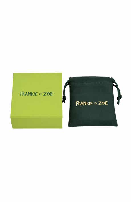 Frankie & Zoe 14K White Gold Emerald & Diamond Ring