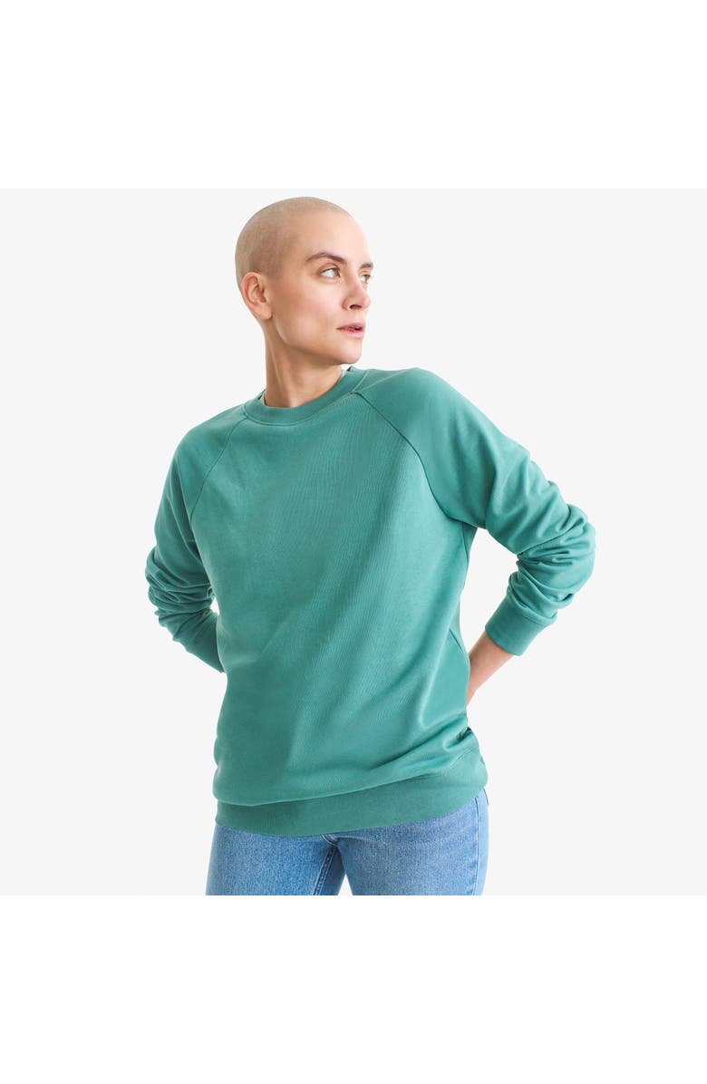 Primary Unisex Fit 24/7 Sweatshirt, Alternate, color, Sunwashed Teal