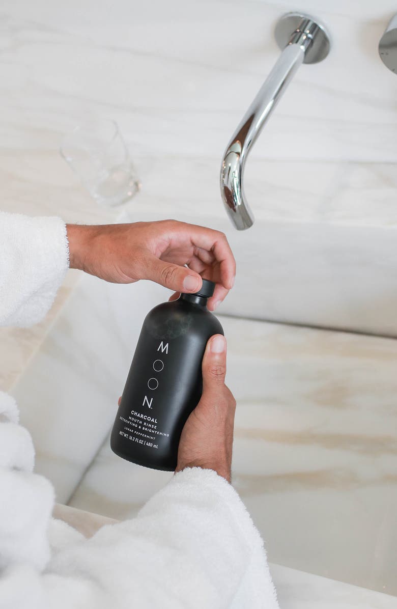 MOON Charcoal Mouth Rinse, Alternate, color,