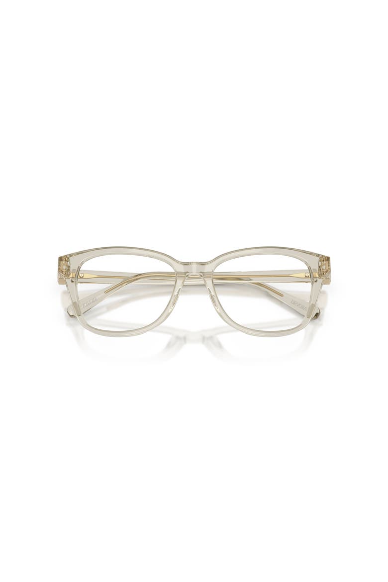 52mm Rectangle optical glasses, Alternate, color, Beige