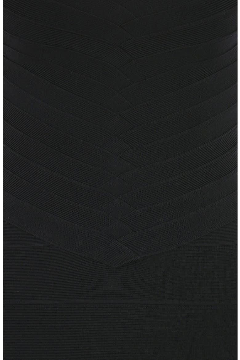 The Cinch Sweetheart Neck Bandage Minidress, Alternate, color, BLACK