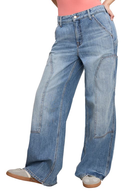Good American Good Standard Ease Carpenter Jeans In Indigo879