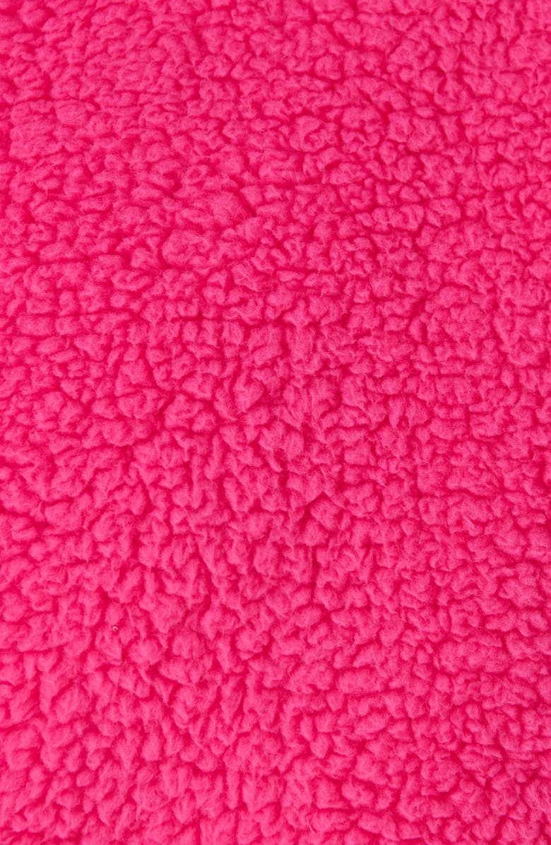 Sweaty Betty Canyon Front Zip High Pile Fleece Jacket, Alternate, color, Beet Pink