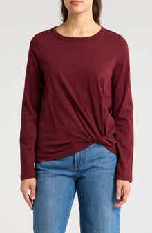 Madewell Front Twist Cotton Top