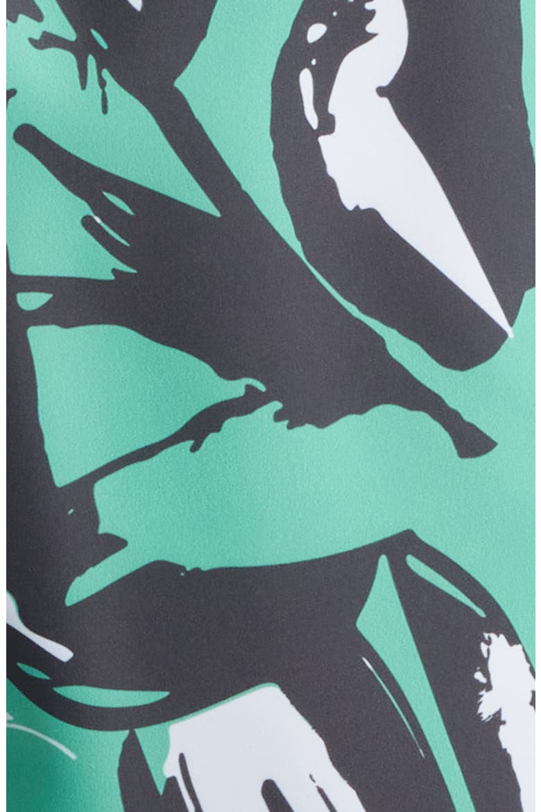 Piranha Swim Trunks, Alternate, color, BRIGHT GREEN