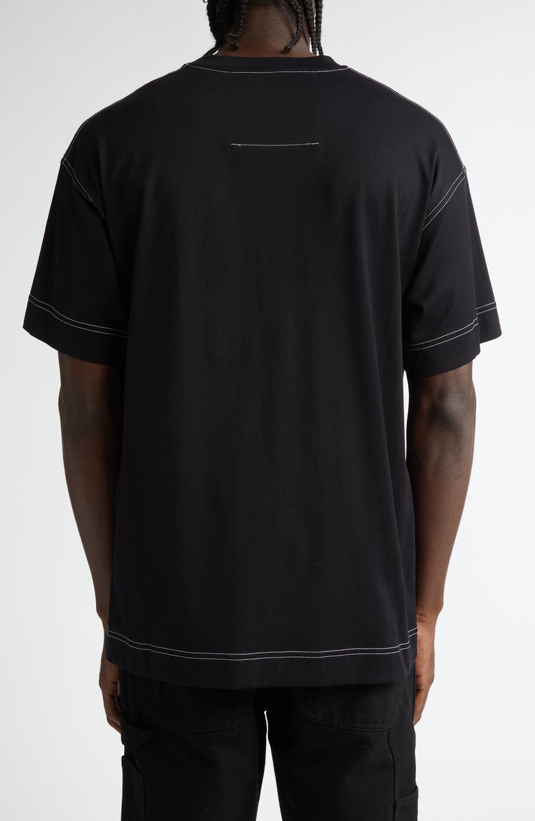 Givenchy Boxy Fit 4G Embroidered T-Shirt, Alternate, color, 