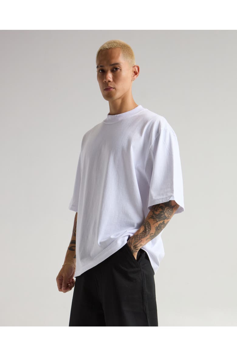 Heavyweight Oversize Tee, Alternate, color, White