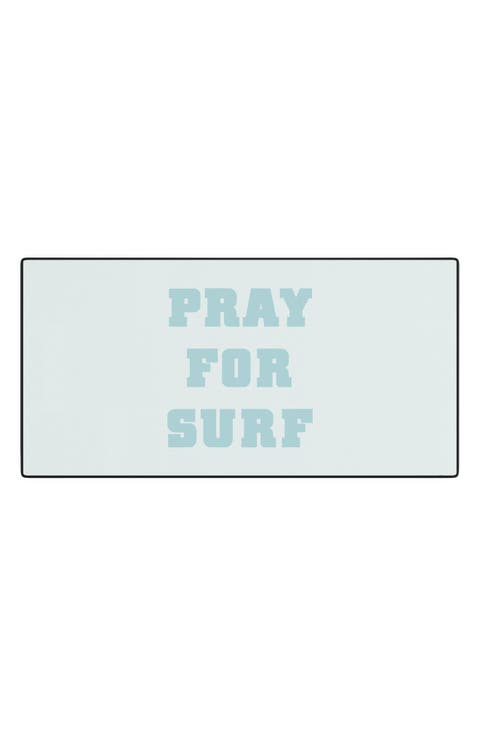 Pray For Surf Desk Mat