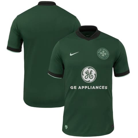 Men's Nike Forest Green Racing Louisville FC 2025 The Roots Kit Stadium Replica Jersey