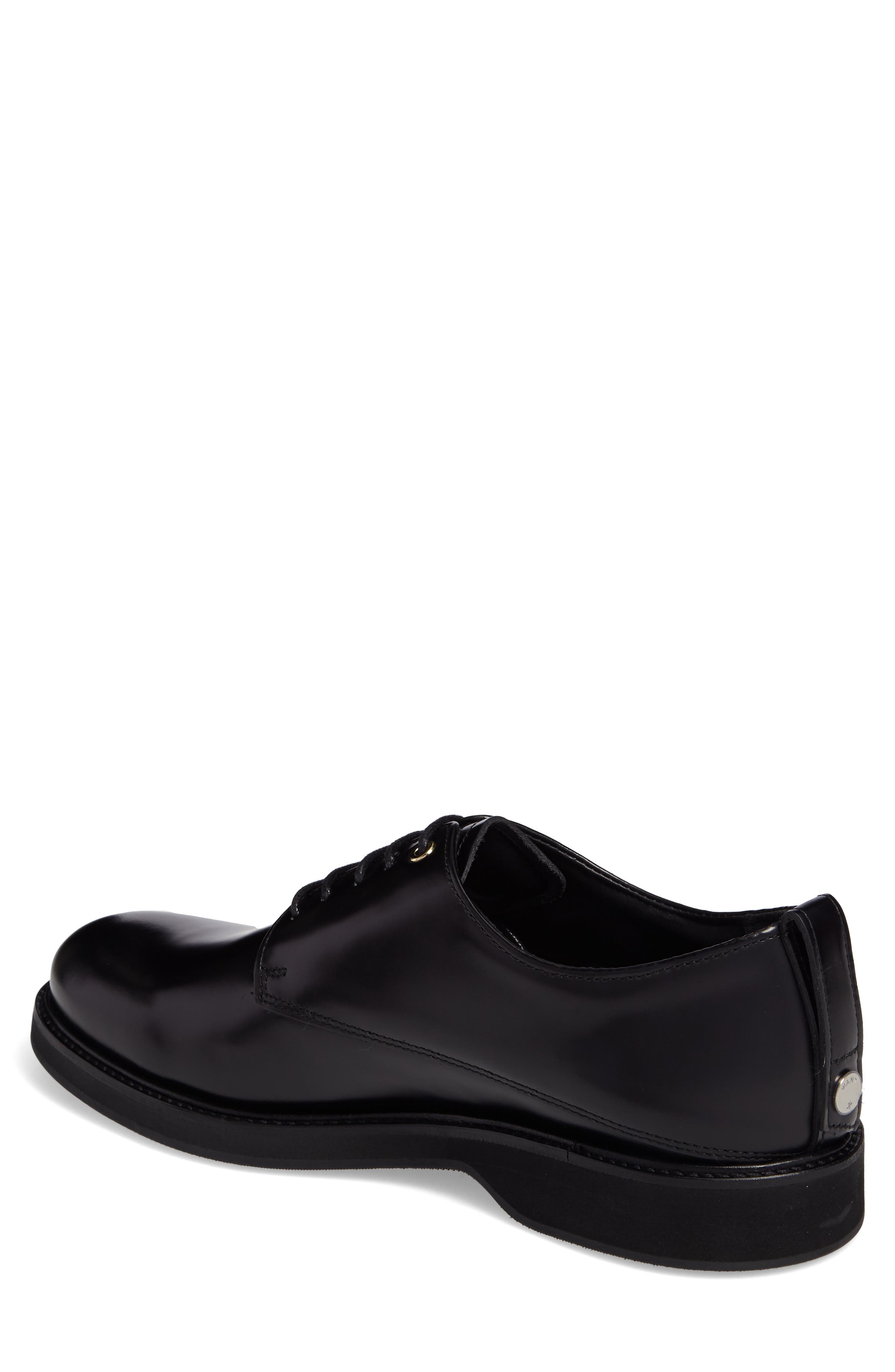 'Montoro' Derby, Alternate, color, BLACK LEATHER