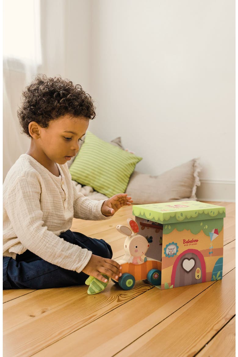 Pippa Bunny Push and Pull Toy, Alternate, color, Orange