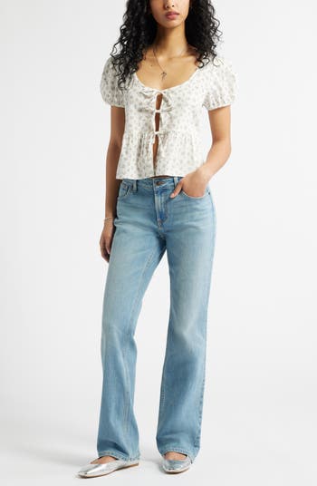 Low Rise Bootcut Jeans