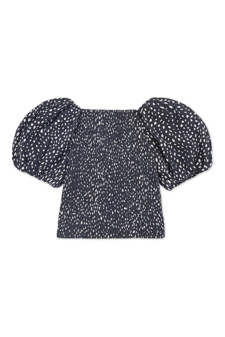 Kids' Emerson Puff Sleeve Top, Alternate, color, ANTHRACITE