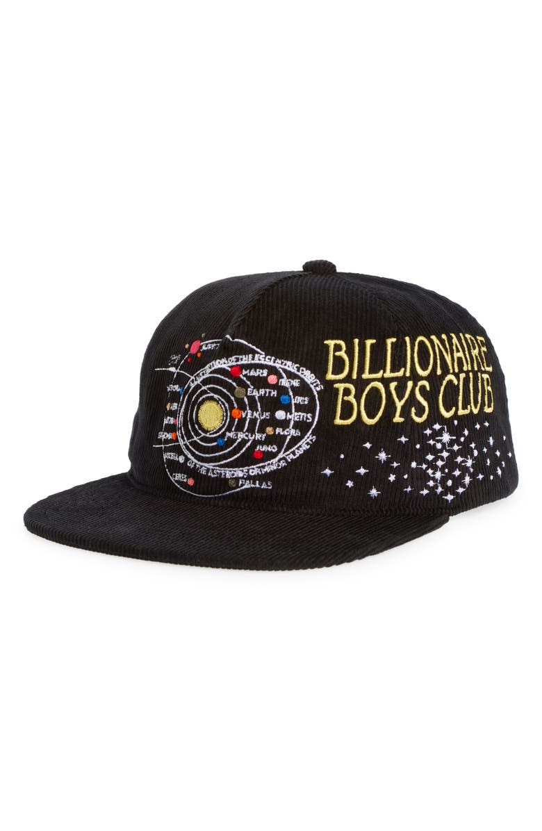 Billionaire Boys Club Hailey Snapback Baseball Cap, Main, color, Black
