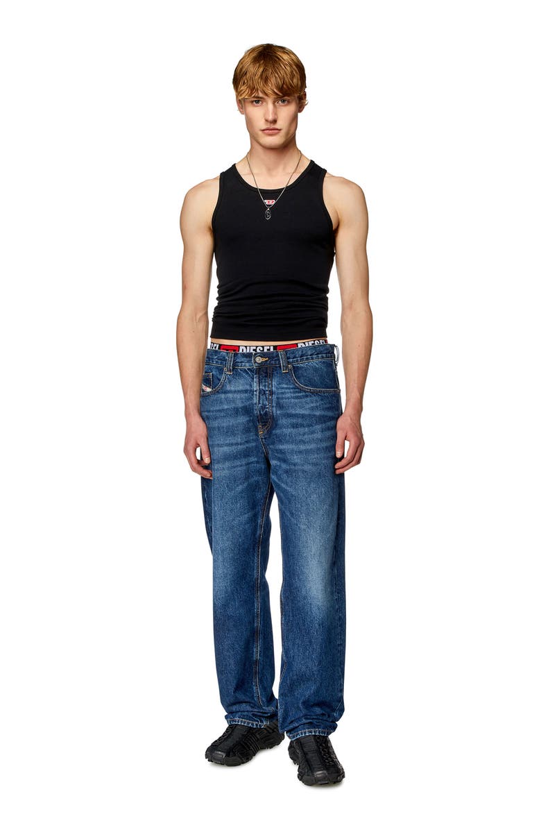 DIESEL<sup>®</sup> T-Lifty-D Fitted Tank Top, Alternate, color, Black