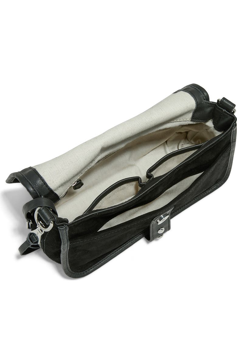 AIMEE Great Escape Suede Crossbody Bag, Alternate, color, Black Suede