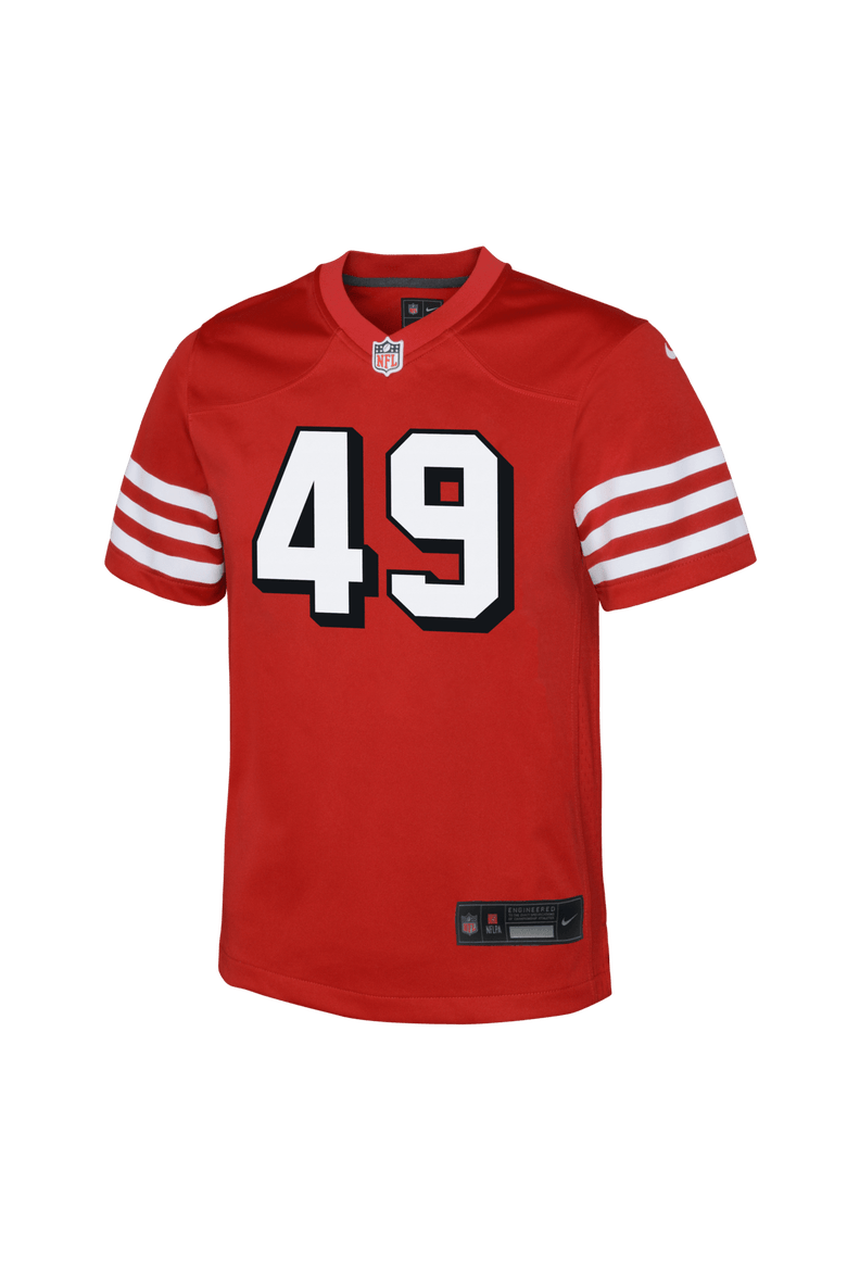 Youth Nike The Faithful Scarlet San Francisco 49ers Alternate 2 Game Jersey, Alternate, color, Scarlet