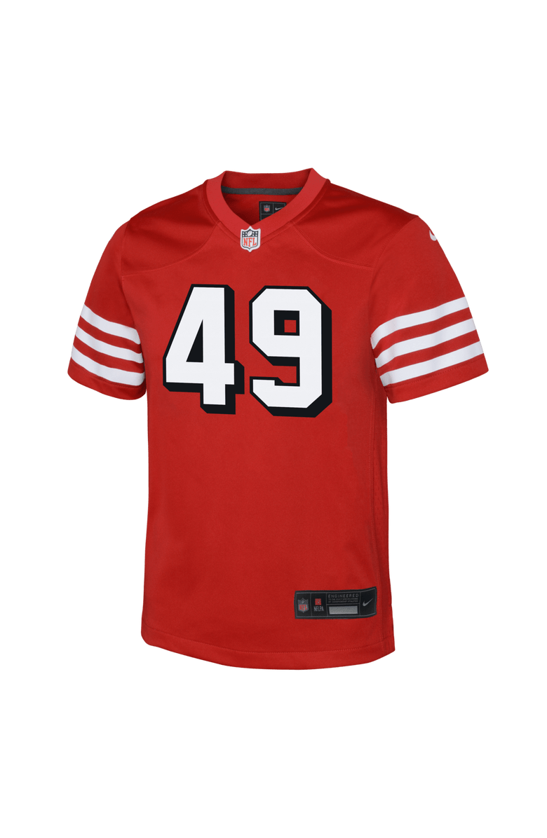 Nike Youth Nike The Faithful Scarlet San Francisco 49ers Alternate 2 Game Jersey, Alternate, color, Scarlet