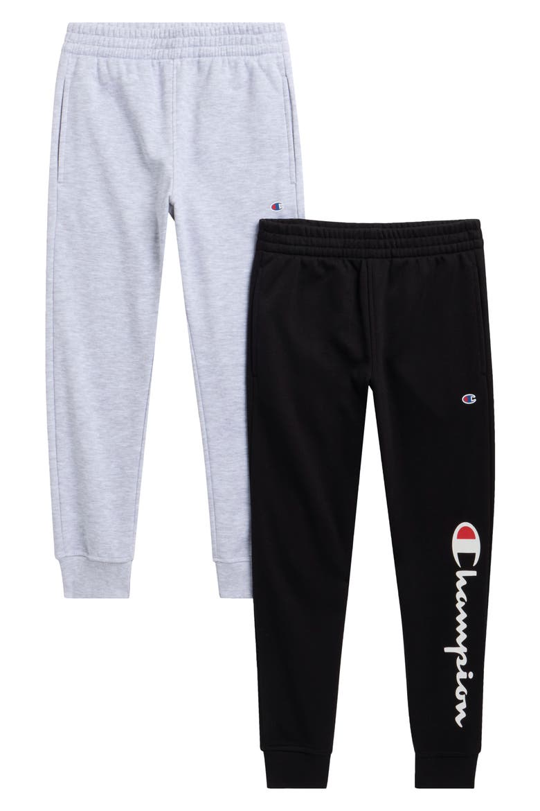 Kids' Assorted 2-Pack Joggers, Main, color, BLACK ONYX