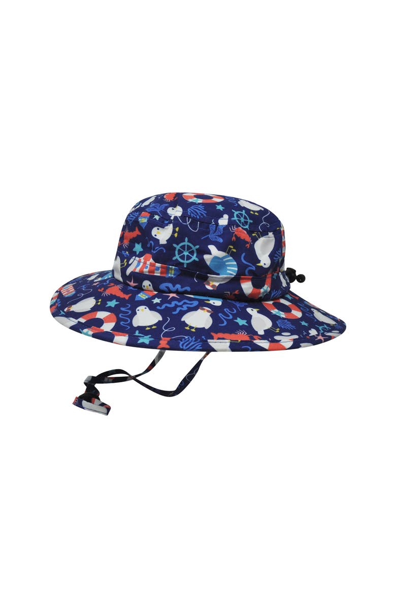Flap Happy UPF 50+ Outdoor Adventure Sun hat for Kids, Main, color, Seagull Shores