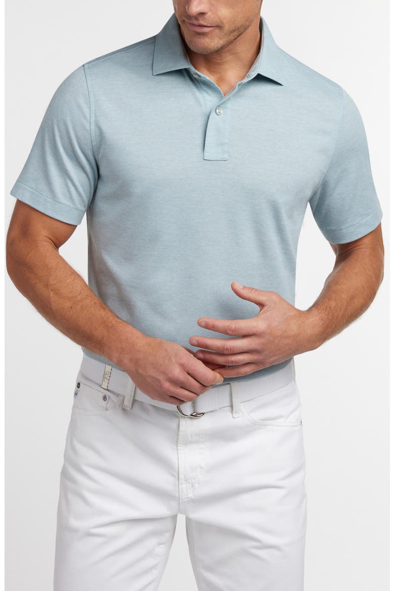 Connery Cotton Polo, Alternate, color, BEACH GLASS