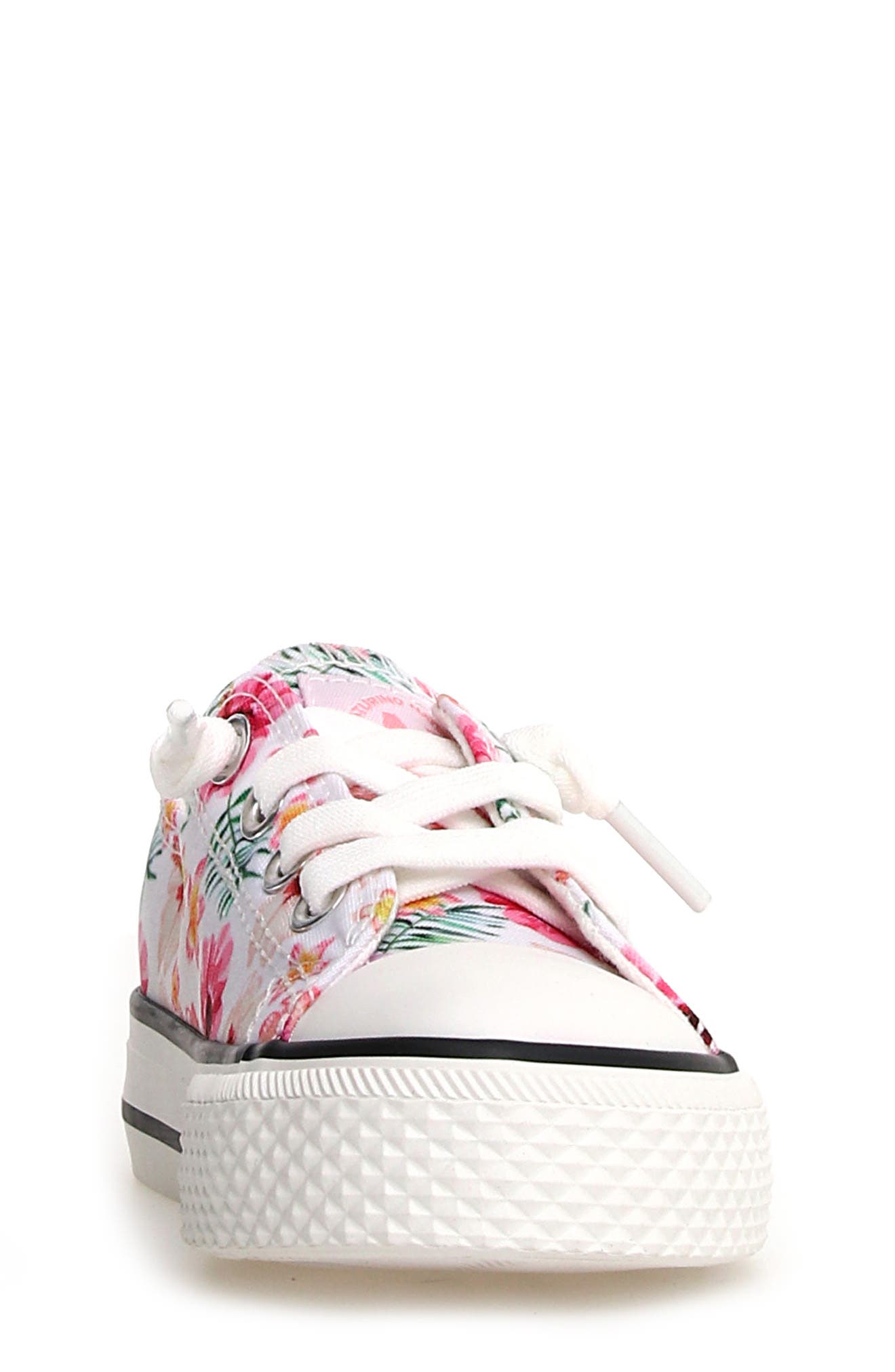 Naturino Kids' Ayasy Sneaker, Alternate, color, White-Fuchsia-Multi