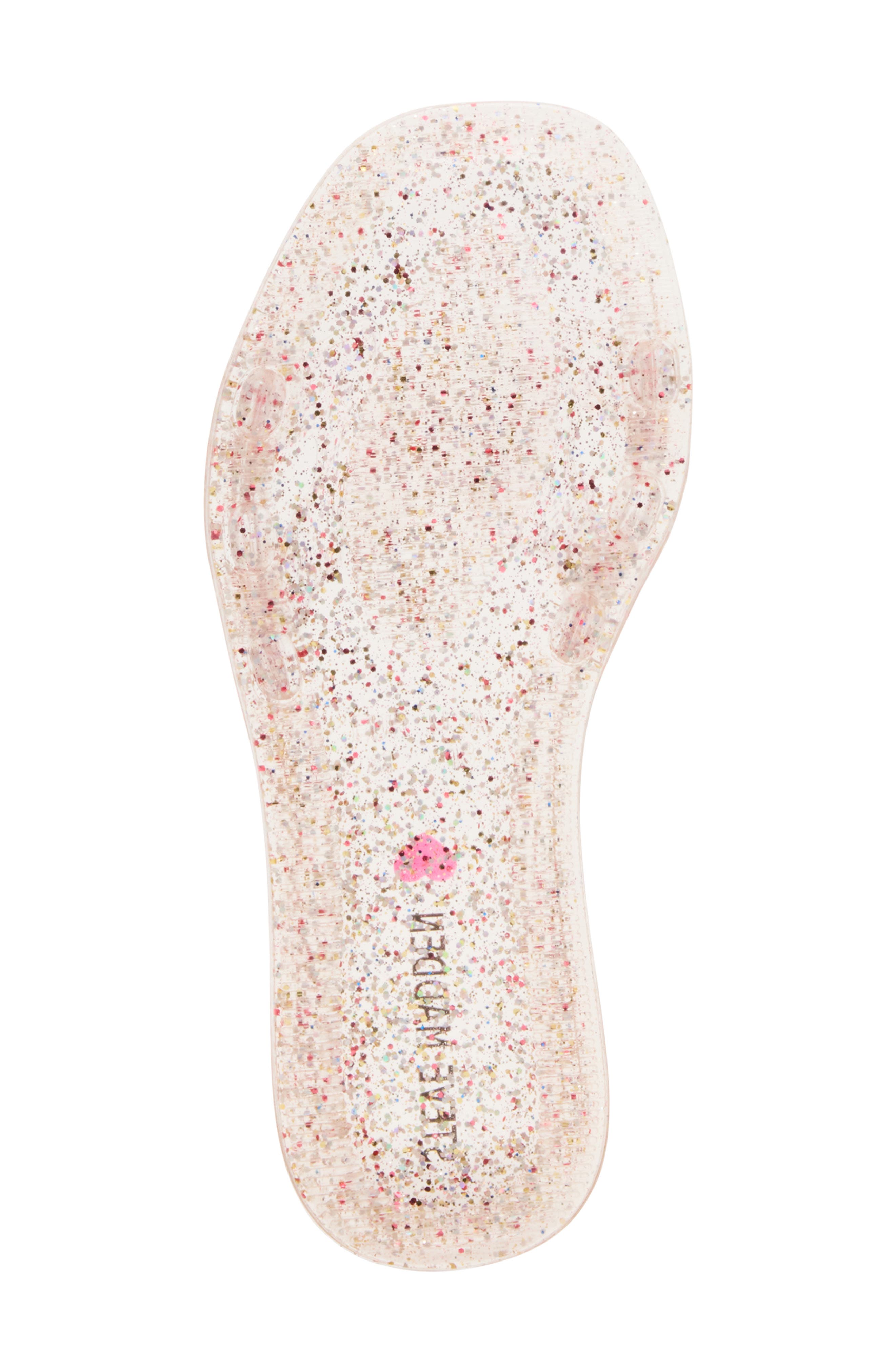 Steve Madden Kids' Jpop Jelly Slide Sandal, Alternate, color, Clear