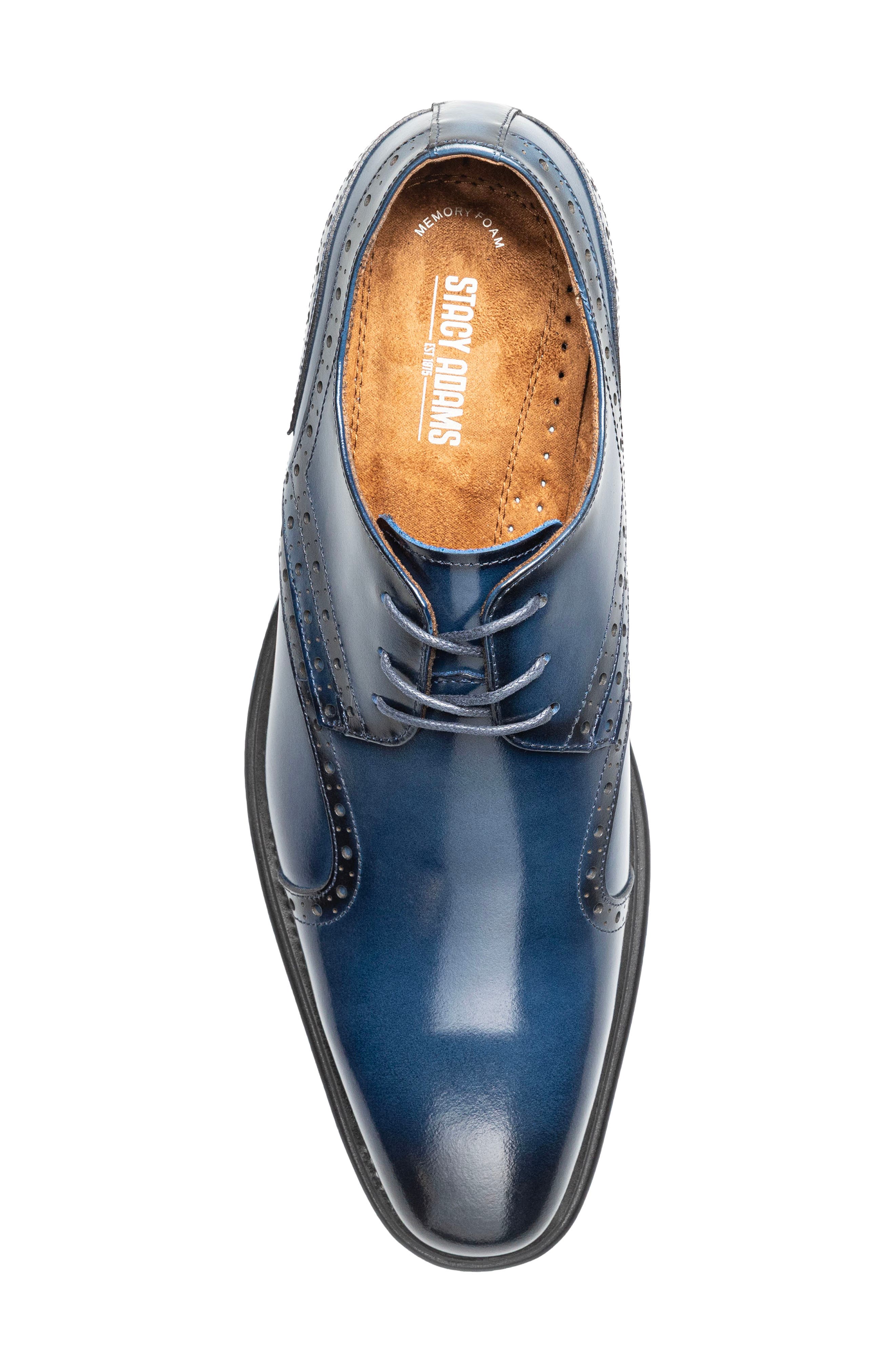Alexander Plain Toe Oxford, Alternate, color, COBALT