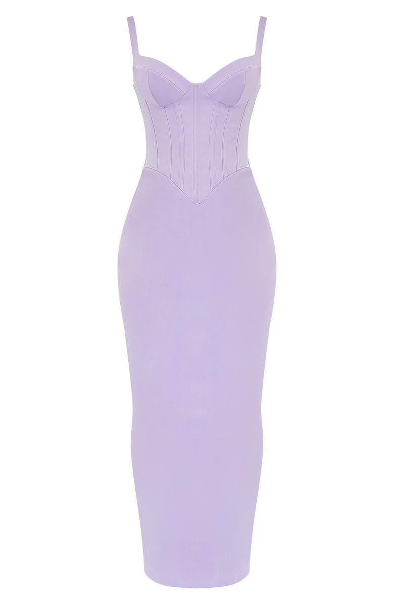 HOUSE OF CB Breeze Corset Gown, Alternate, color, Pastel Lilac