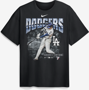 Nike Men's Nike Shohei Ohtani Black Los Angeles Dodgers Enlarged Player Graphic Max90 Heavyweight T-Shirt