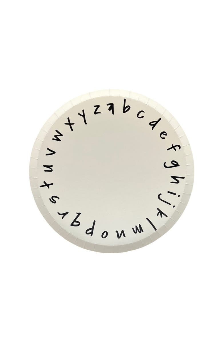 Daydream Society School Days ABC Plates, Alternate, color, 