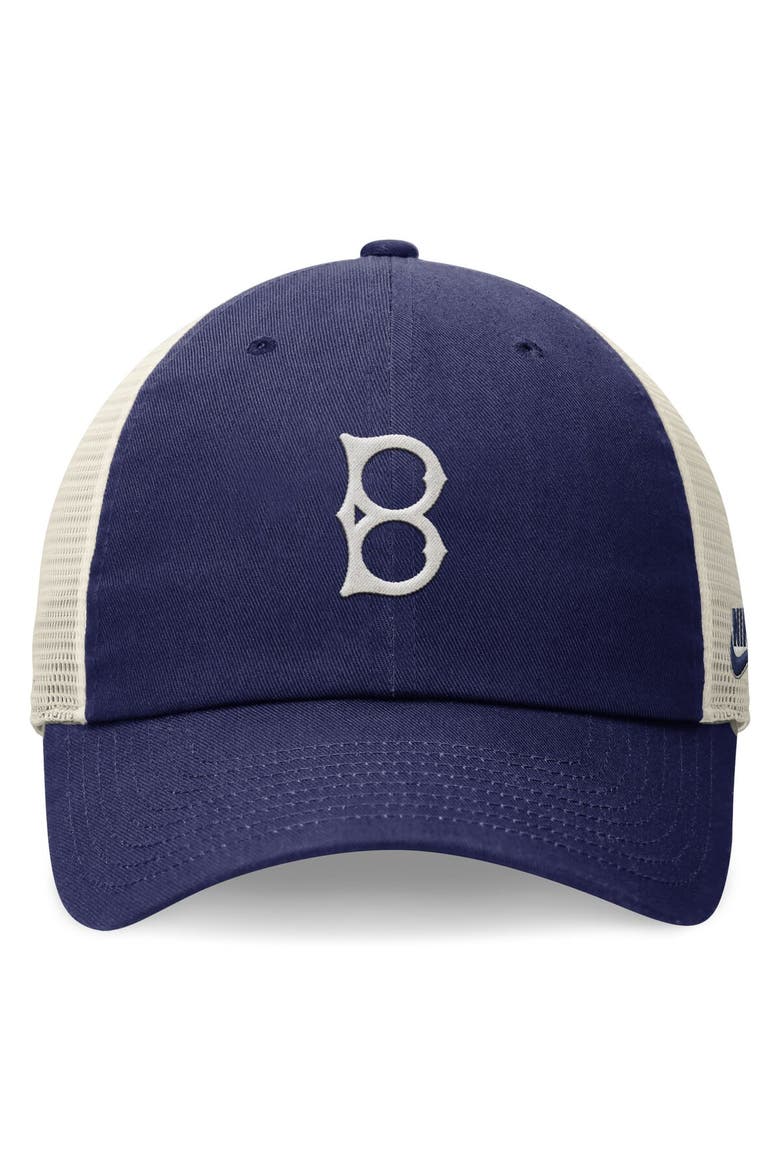 Men's Nike Royal Brooklyn Dodgers Cooperstown Collection Rewind Club Trucker Adjustable Hat, Alternate, color, Royal