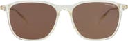 Montblanc 55mm Square Sunglasses