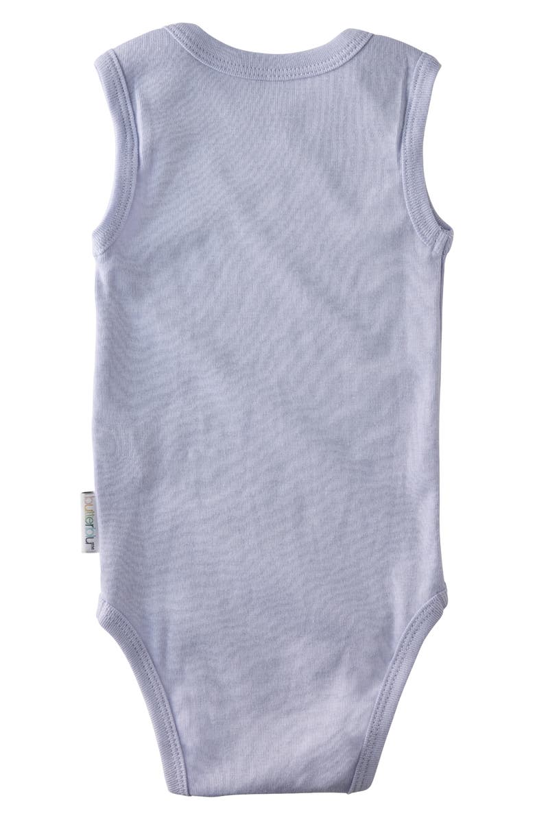 BUTTERBLU Sam Assorted 5-Pack Sleeveless Organic Cotton Bodysuits, Alternate, color,