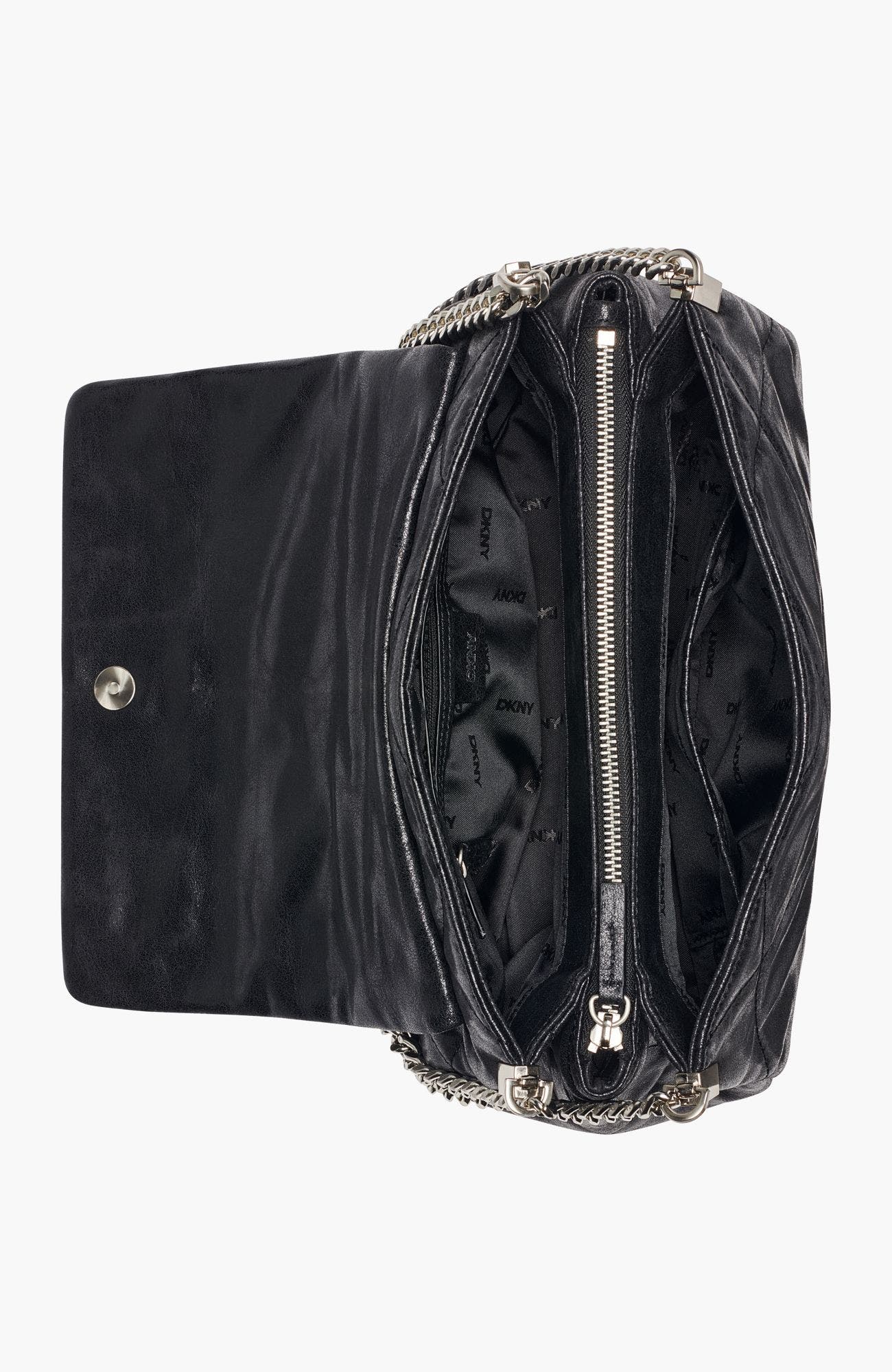 Soho Medium Shoulder Bag, Alternate, color, Black/Silver
