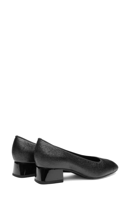 Ara Gypsum Block Heel Pump In Black