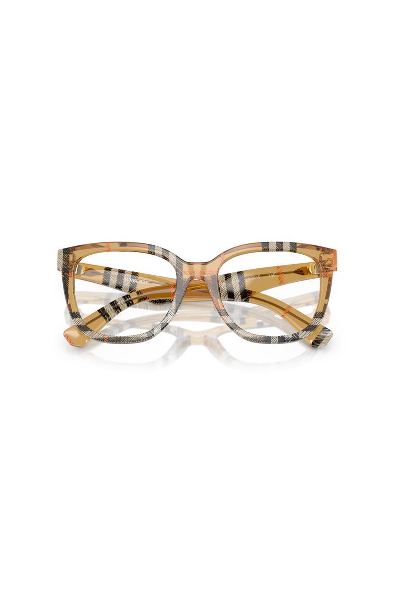 51mm Square optical glasses, Alternate, color, Brown