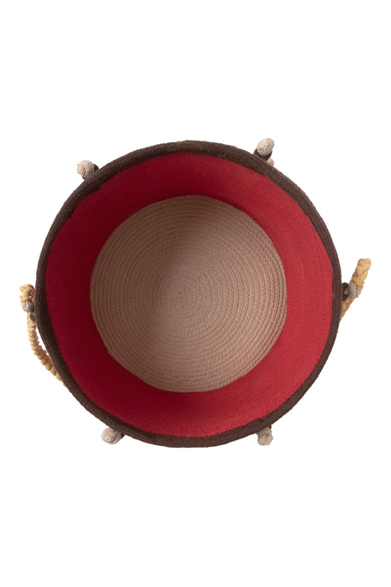 Basket Drum, Alternate, color, Natural, New grey, Red, Honey