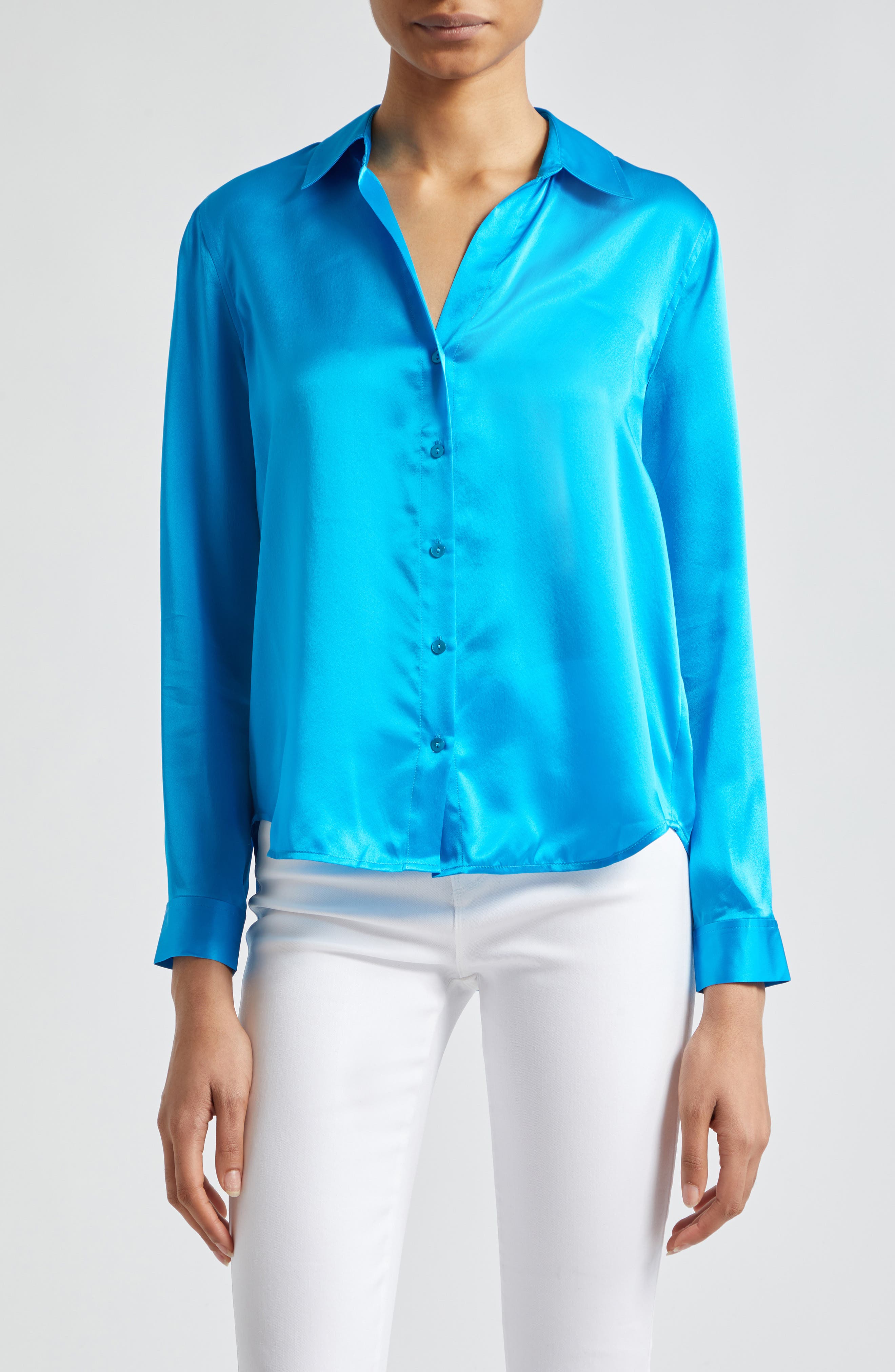 L'AGENCE Tyler Silk Blouse