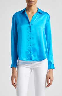 L'AGENCE Tyler Silk Blouse