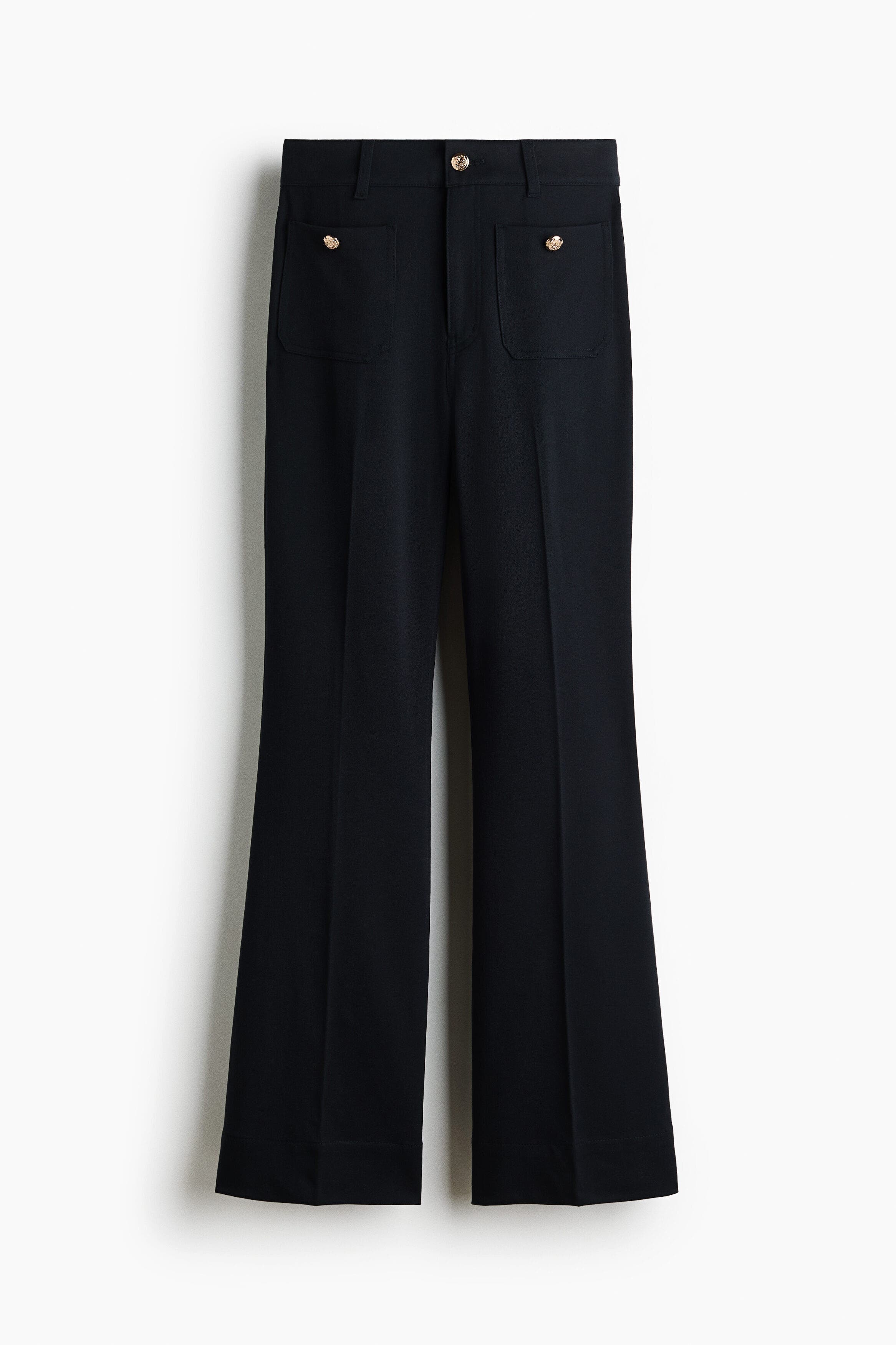 Flared Twill Trousers - image 3
