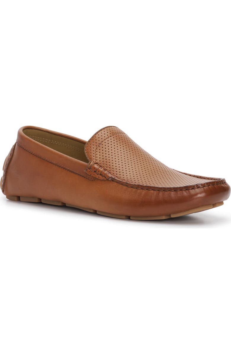 Vince Camuto Eadric Leather Loafer, Main, color, Dkbrown 02