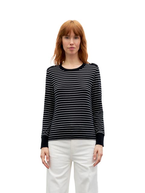 Belia Long Sleeve Striped T-Shirt