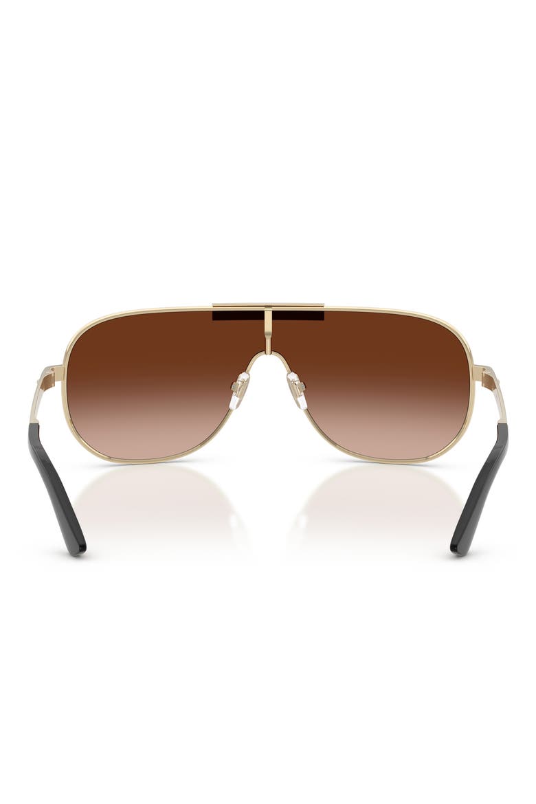 140mm Irregular Sunglasses, Alternate, color, PALE GOLD / BROWN GRADIENT