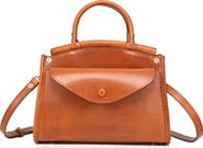 OLD TREND Laurel Genuine Leather Vintage Structured Satchel