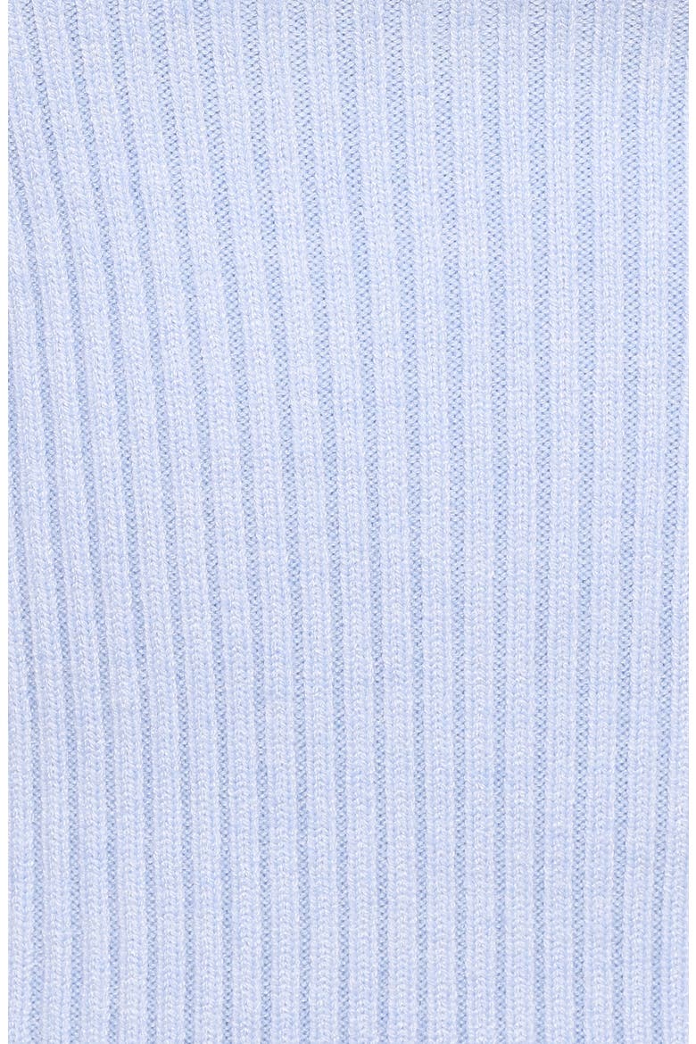 Aleena One-Shoulder Rib Sweater, Alternate, color, LIGHT BLUE