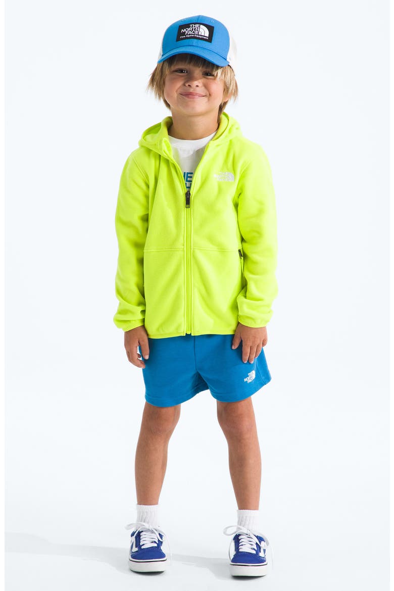 Kids' Glacier Polar Fleece Zip-Up Hoodie, Alternate, color, FIZZ LIME